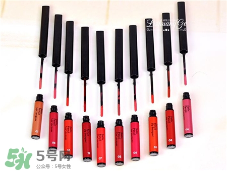 爱茉莉铅笔唇釉色号 爱茉莉铅笔唇釉试色